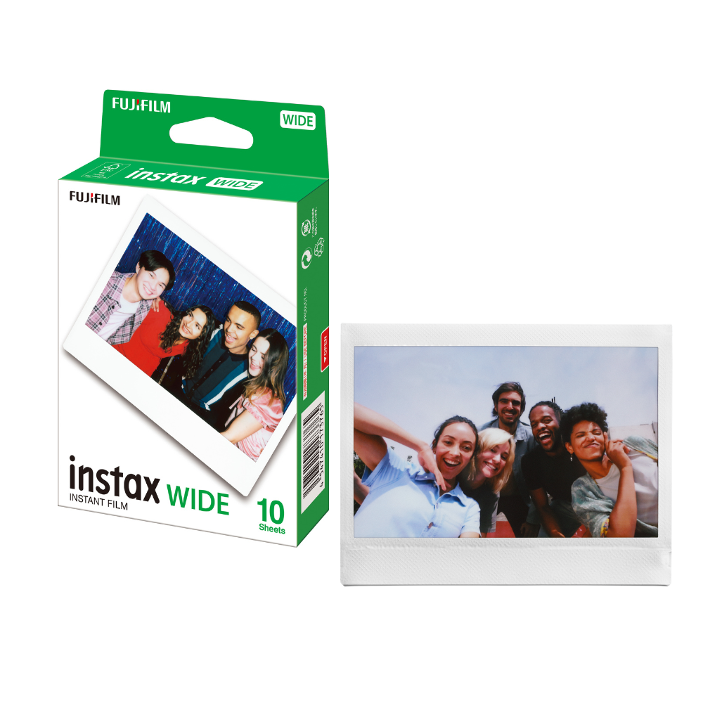 Fujifilm Instax WIDE Film - White (10 Pack)