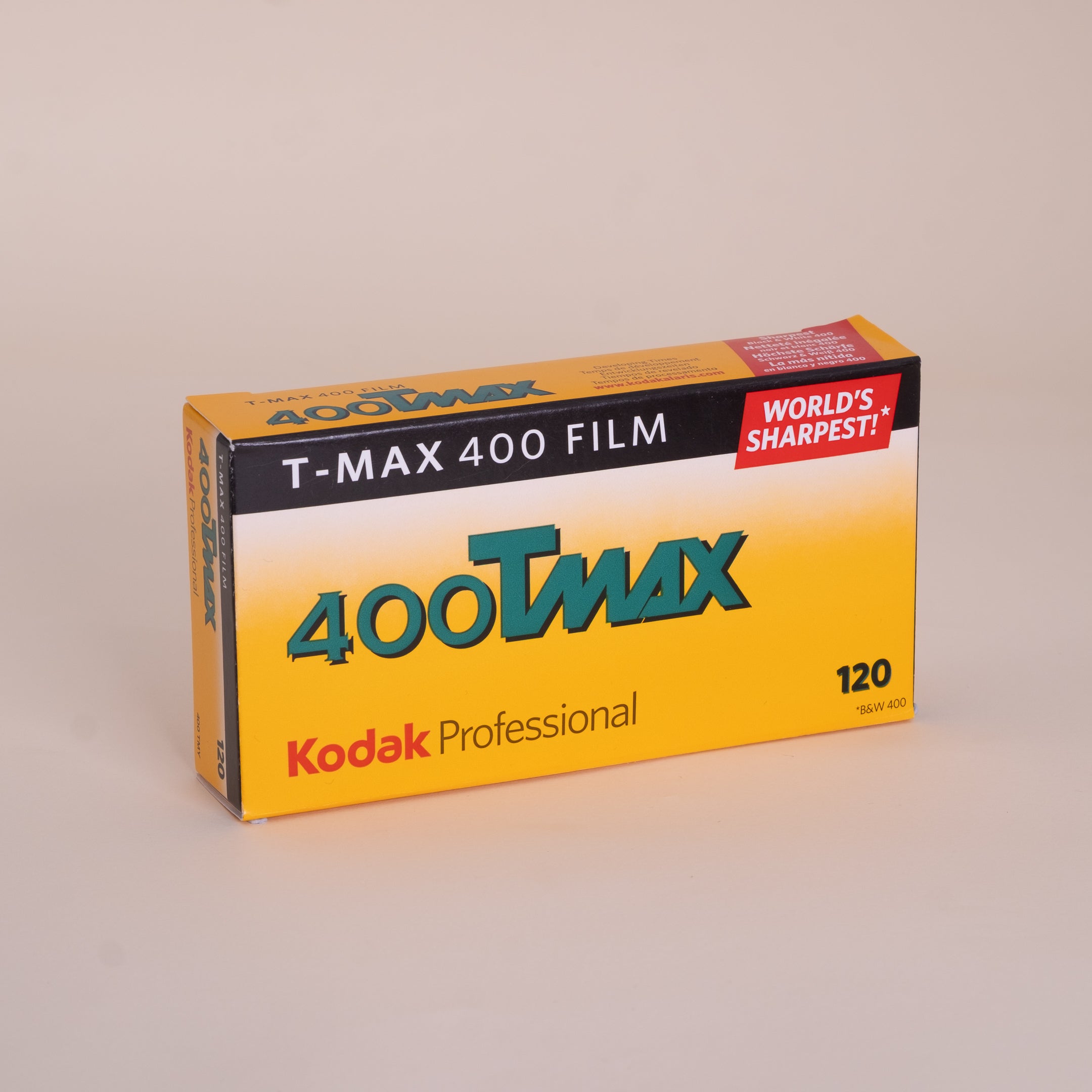 Kodak TMax 400 120 Medium Format Versatile B&W Film Exp:2024