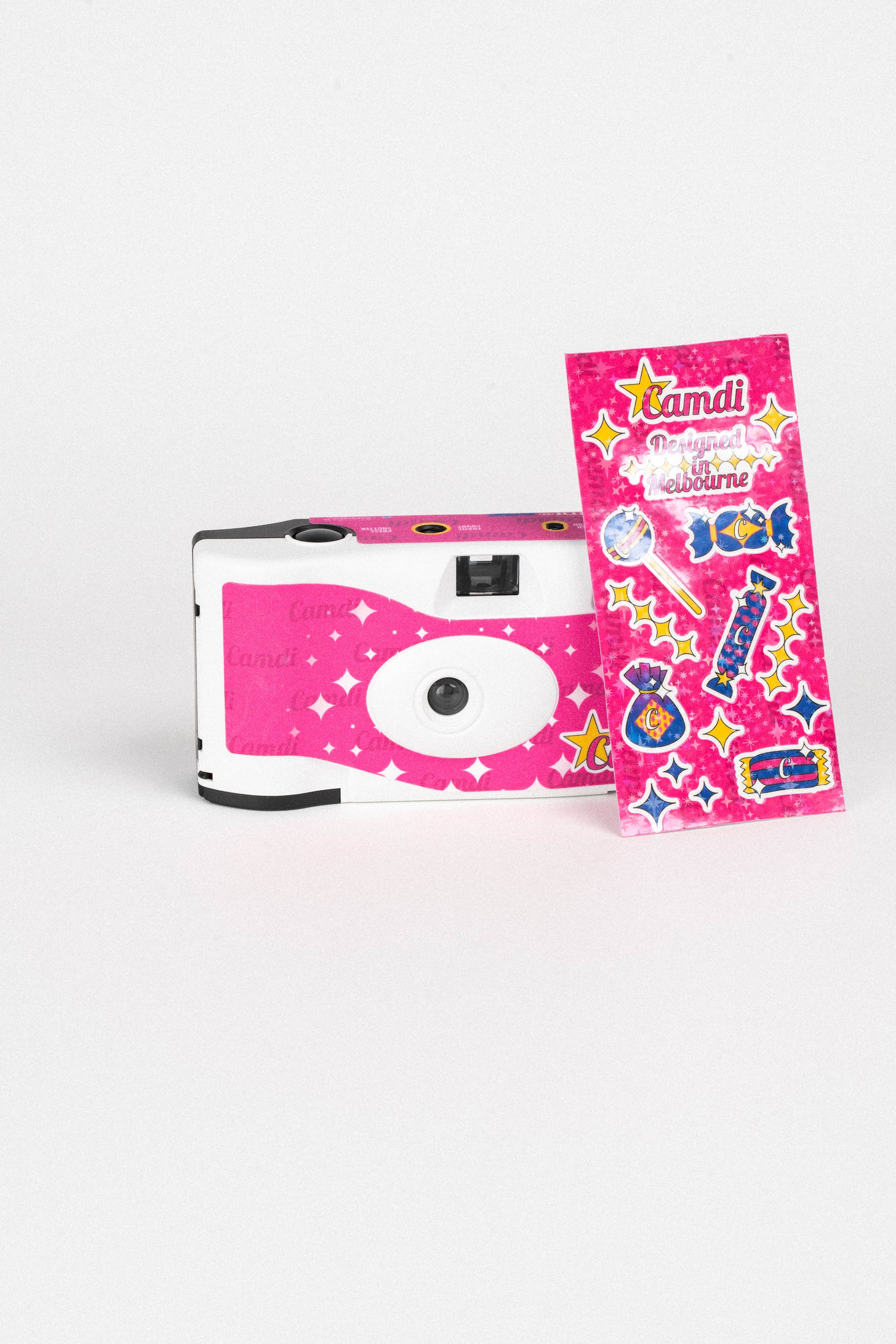 pink film camera