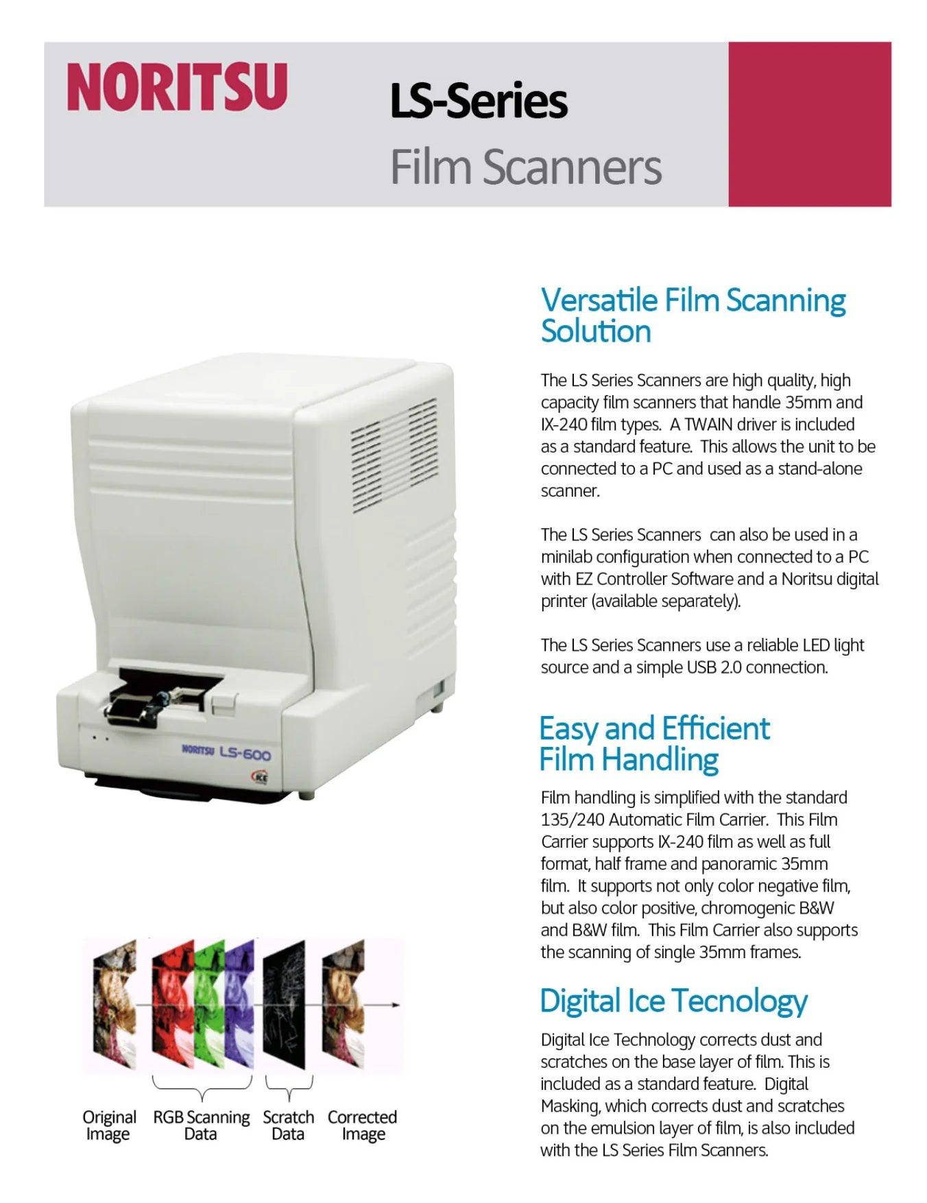 Introduction to our Noritsu Scanning System - LS600 (35mm) and S-2S(120) - Irohas Photo