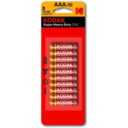 Kodak Batteries Super Heavy Duty Zinc AAA 10 Pack