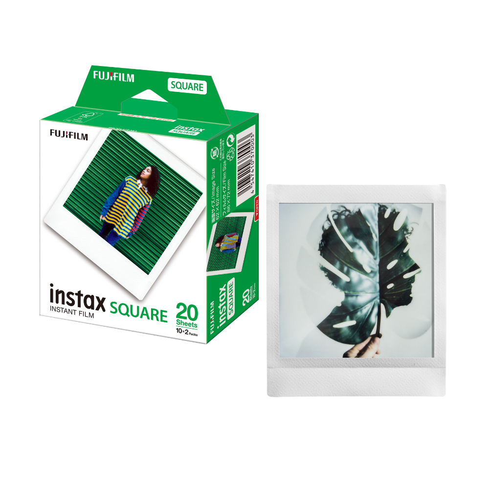 Fujifilm Instax SQUARE Film - White (20 Pack)