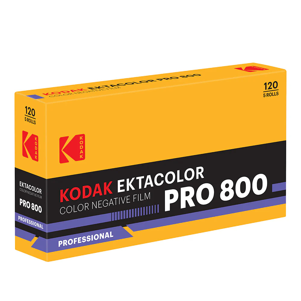 Kodak EKTACOLOR PRO PORTRA 800 Color Negative Film 120 Single