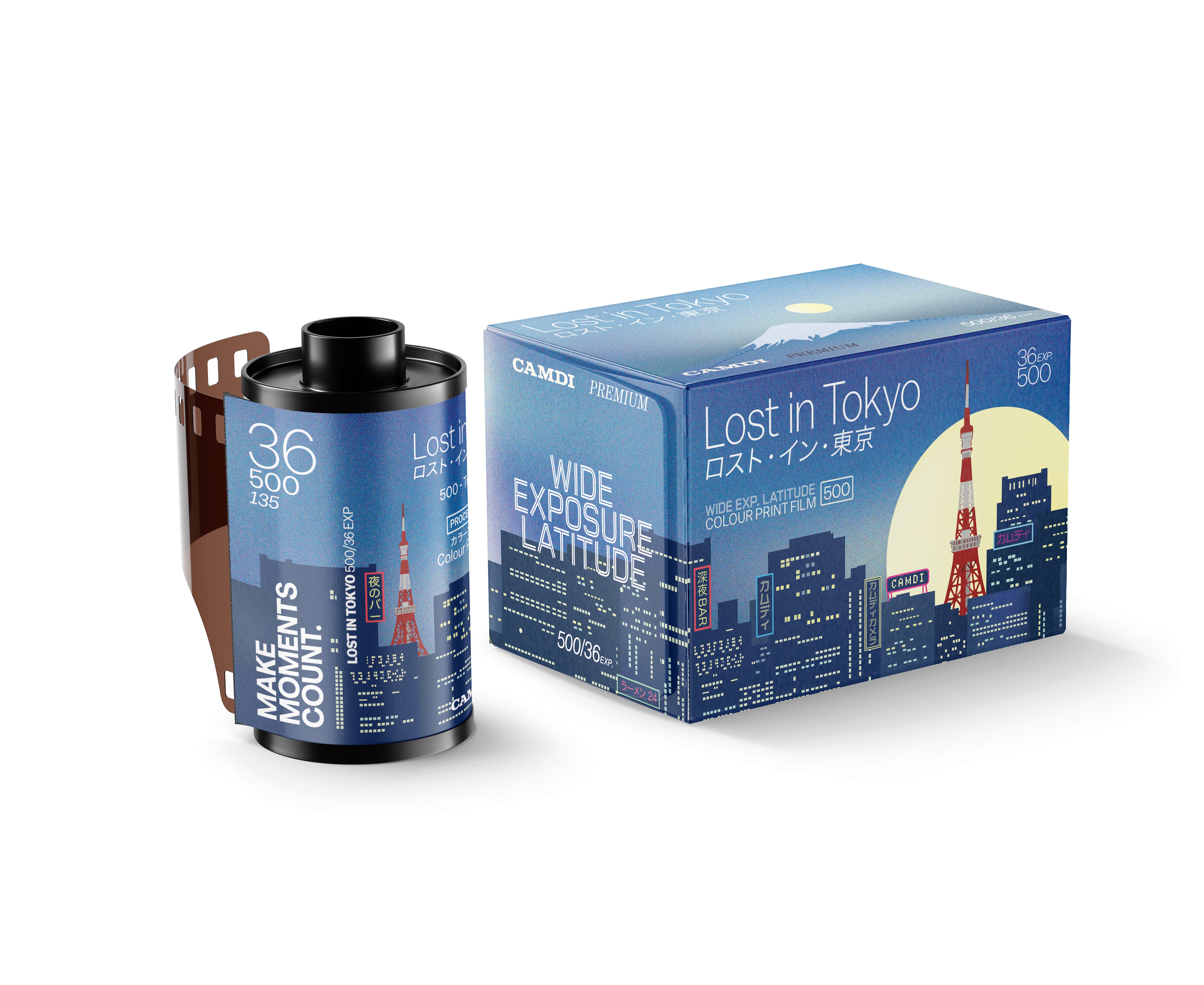 CAMDI Lost in Tokyo 500 Color Negative Film