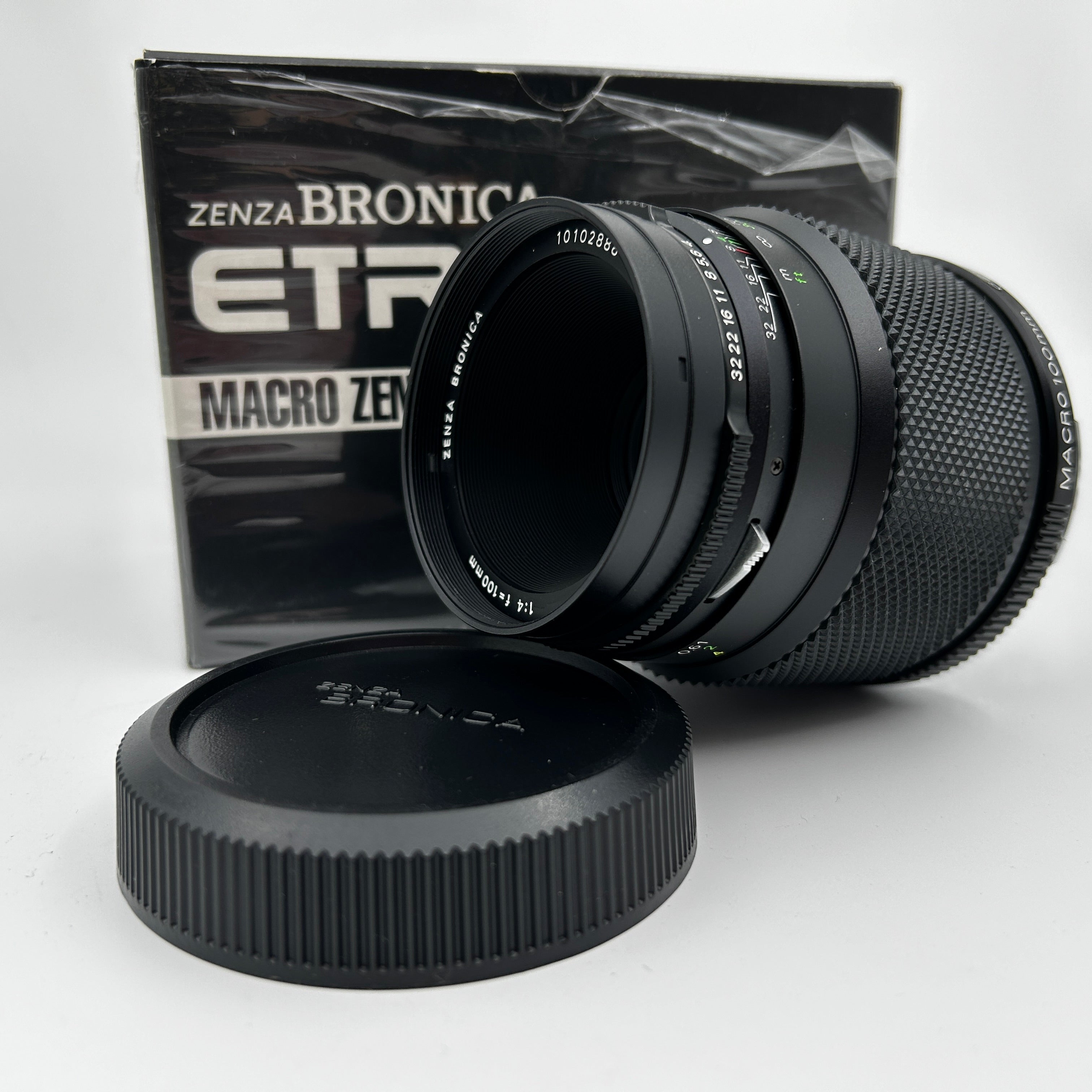 Zenza Bronica Macro Zenzanon-E 100mm F4 Lens for ETR ETRsi with Box