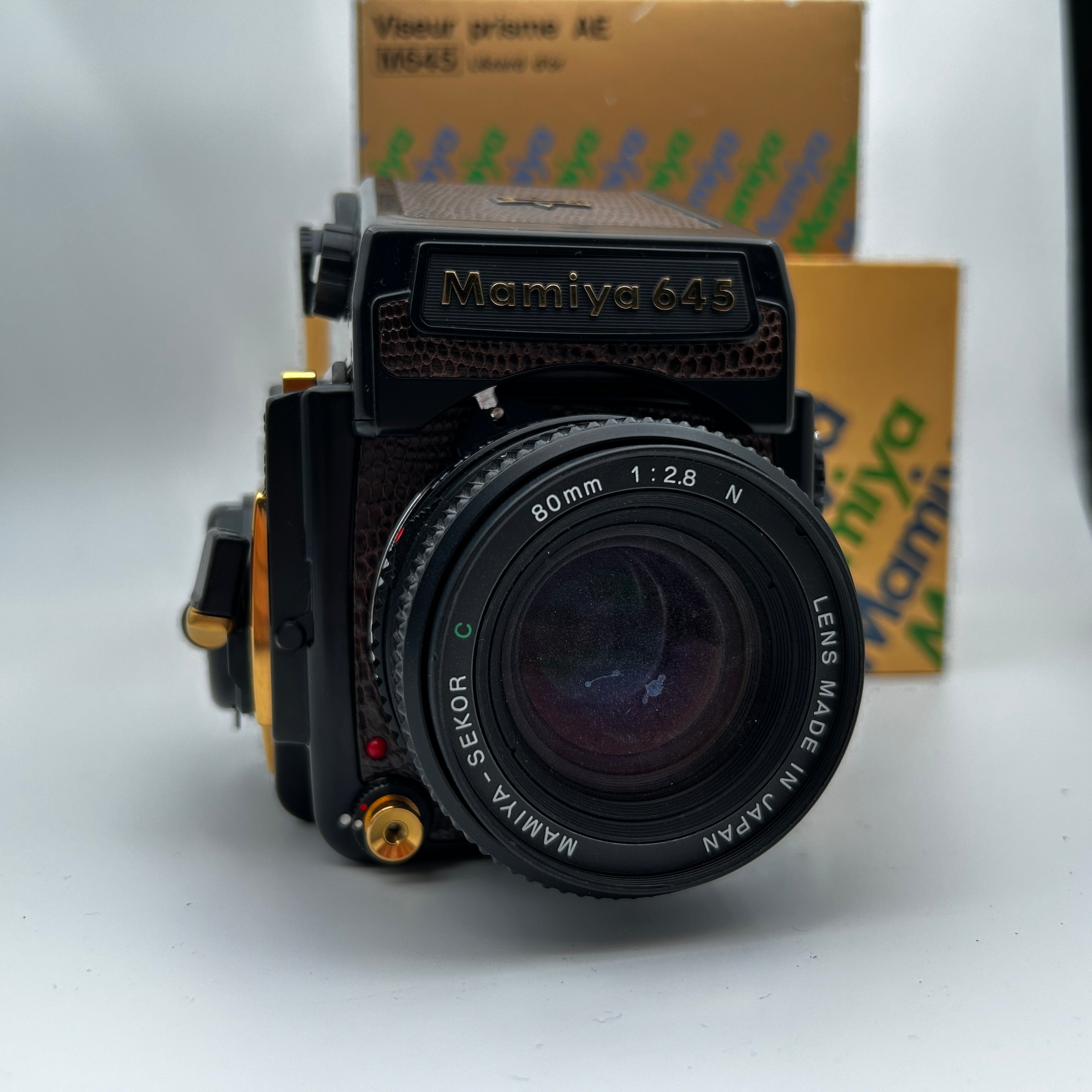 Mamiya M645 1000S Golden Lizard Limited with 80mm F2.8