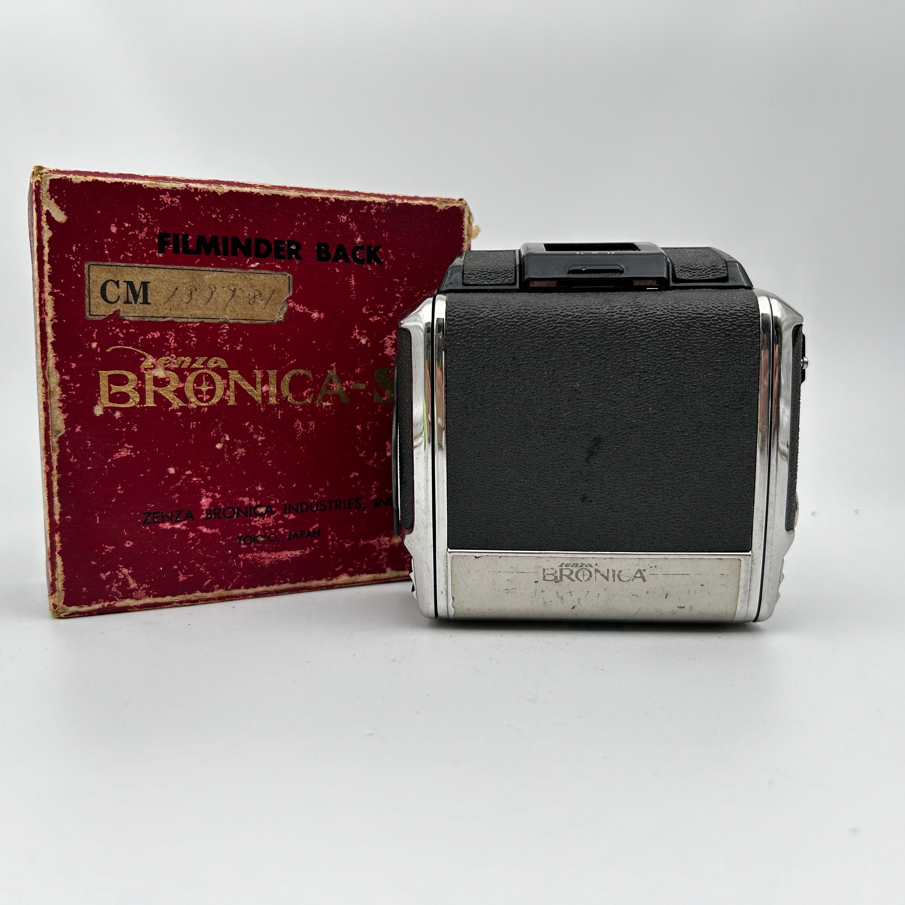 Zenza Bronica 6x6 Film Back Magazine Holder Chrome for S2 S2A S with Box